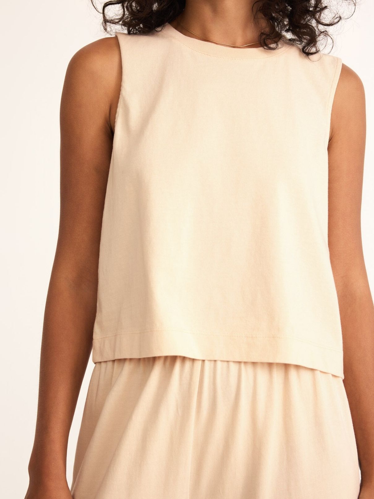 Z Supply Sloane Muscle Tank in Panna Cotta