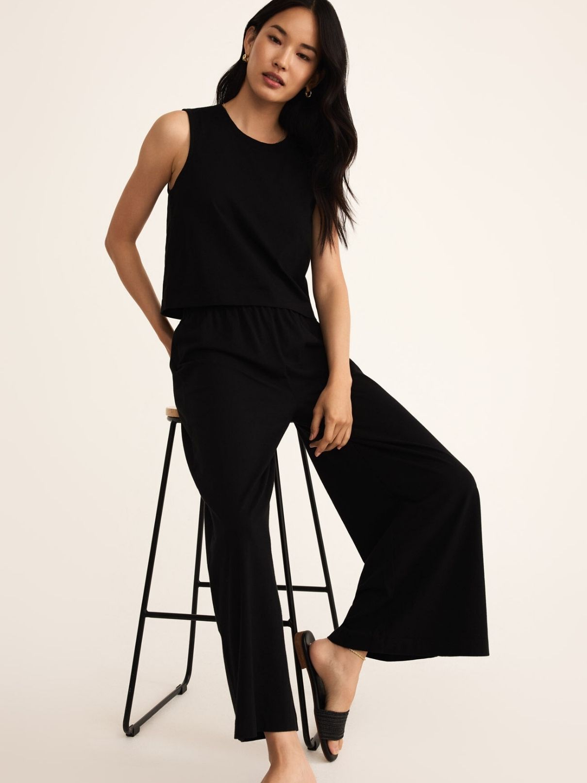 Z Supply Sloane Muscle Tank in True Black