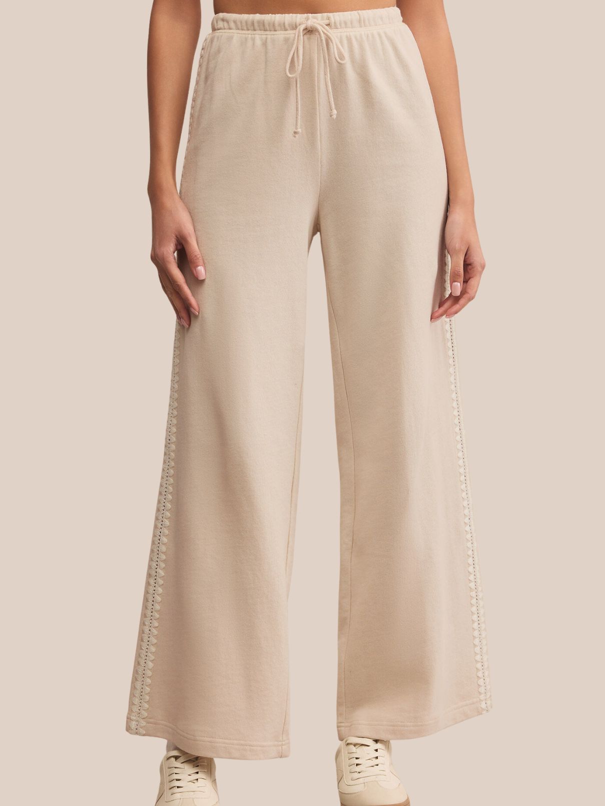 Z Supply Take All Sweatpant in Crystal