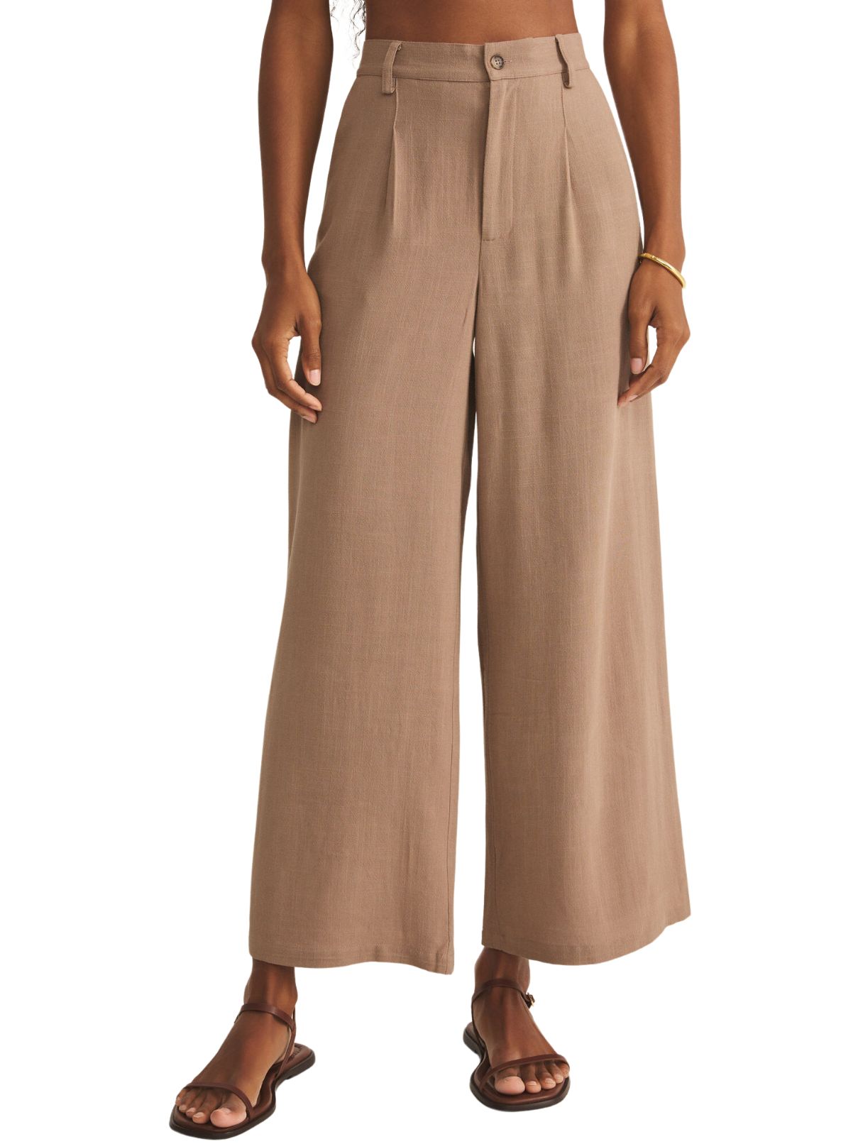Z Supply Vista Pant in Iced Coffee 