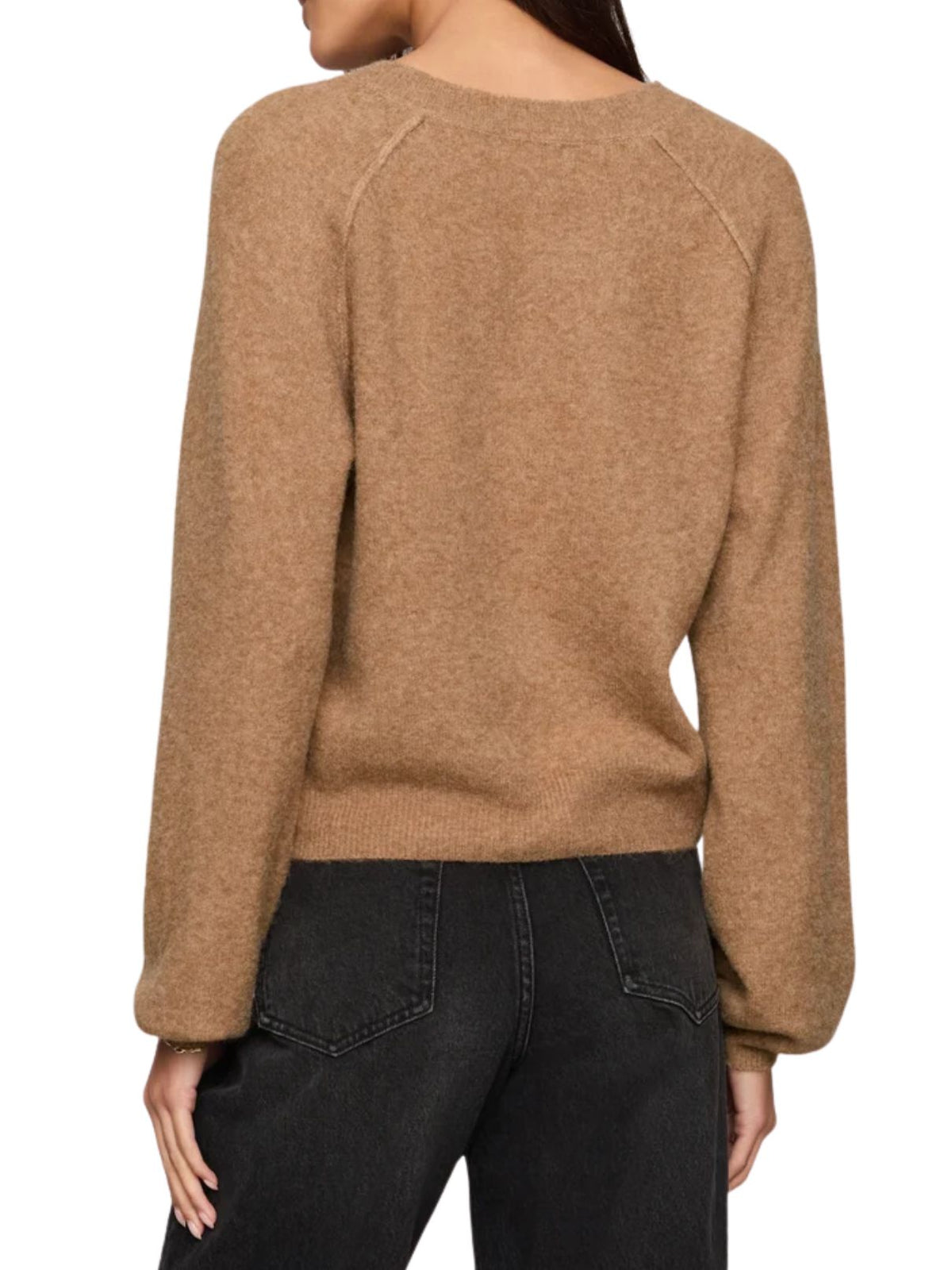 Z Supply Westmont Henley Sweater in Golden Caramel