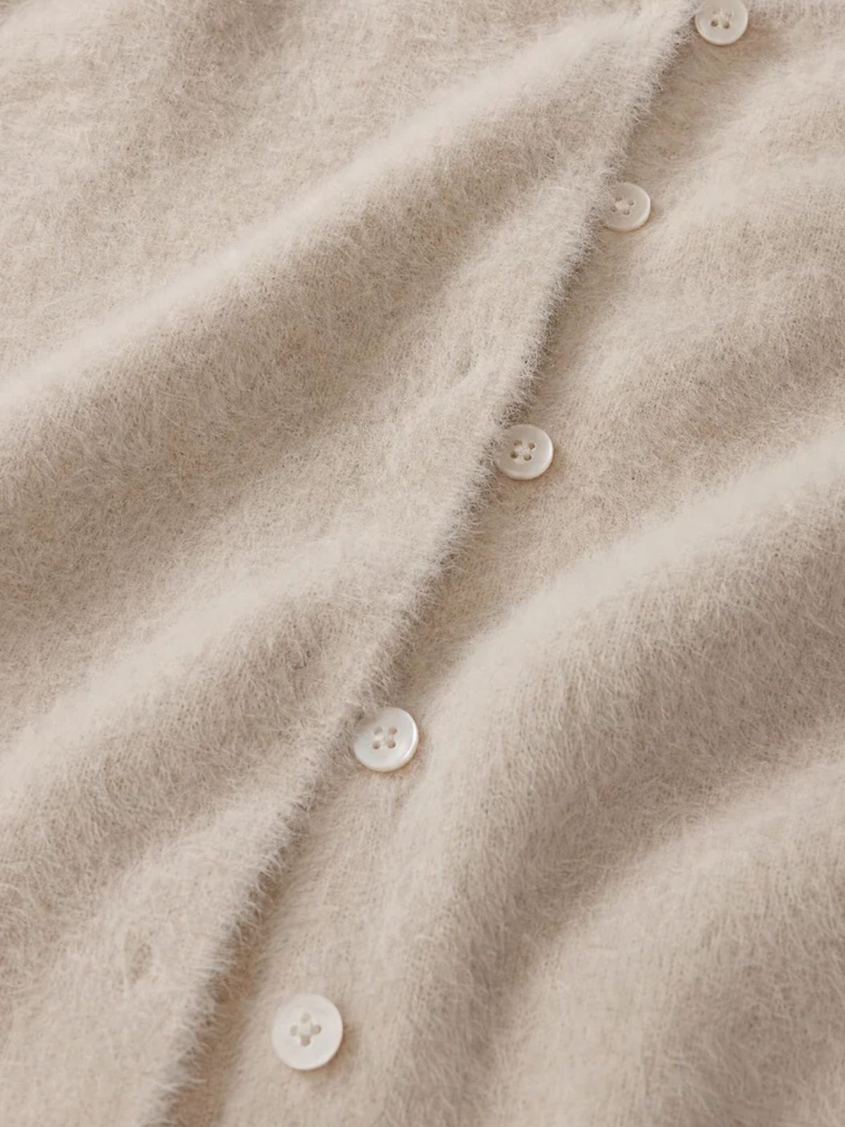 Z Supply Winterglow Fluffy Cardigan in Frosted Pearl