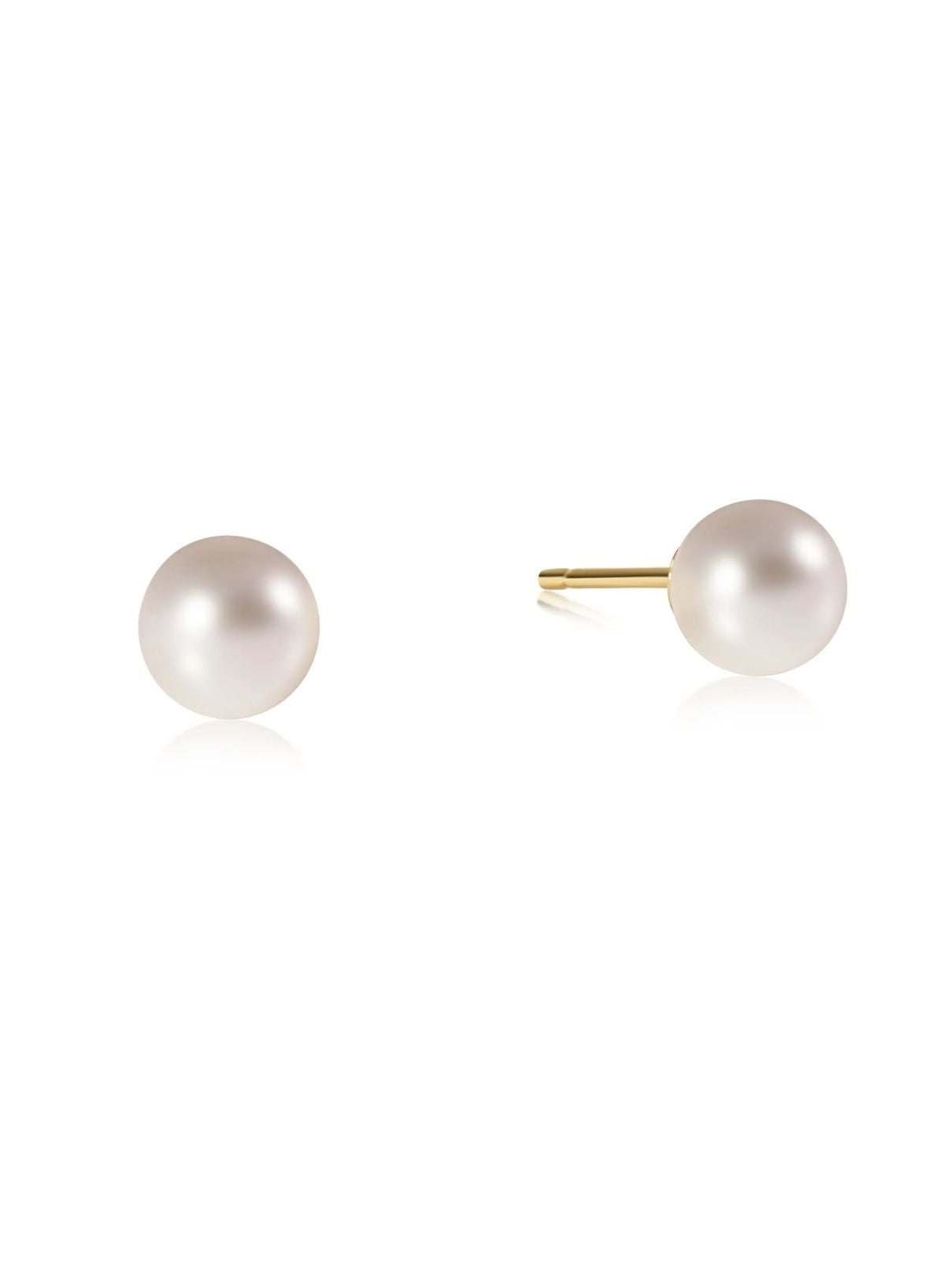 enewton Classic 6mm Pearl Ball Stud Earrings