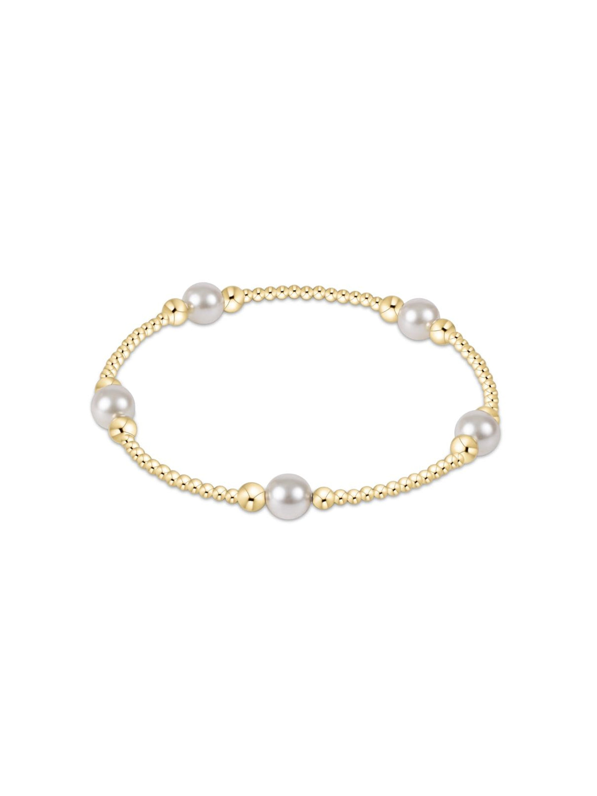 enewton Purpose Pearl 6mm Gold Bracelet