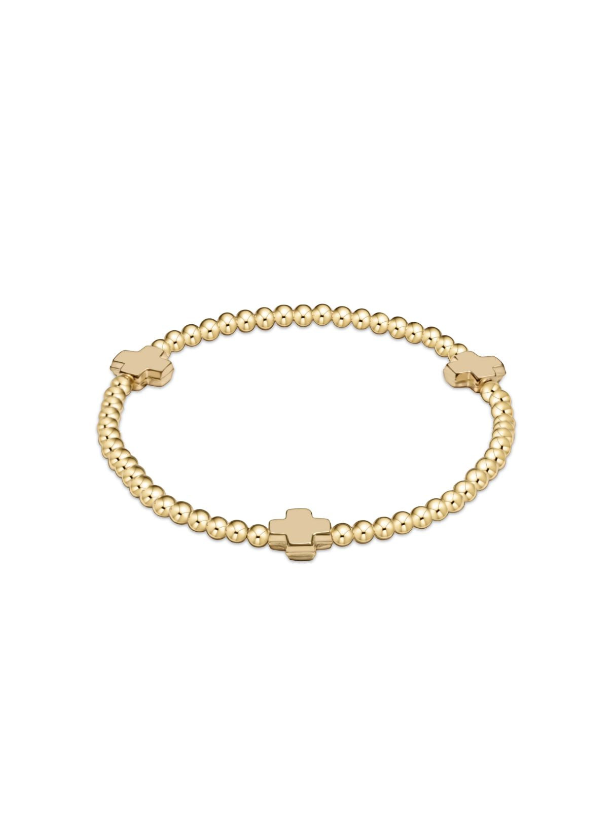 enewton Signature Cross 3mm Gold Bracelet – Gold