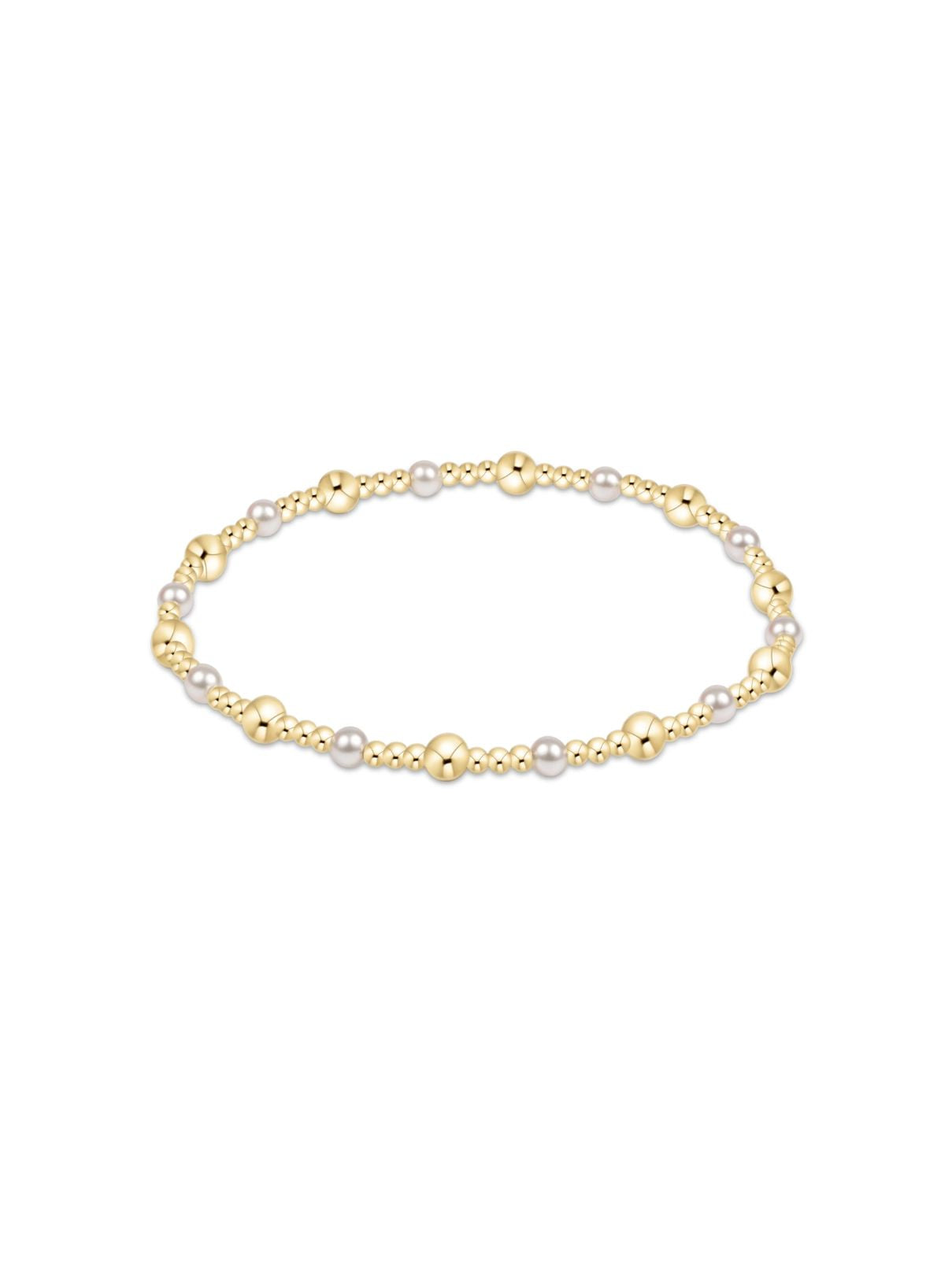 enewton Sincerity Gold & Pearl 4mm Bracelet