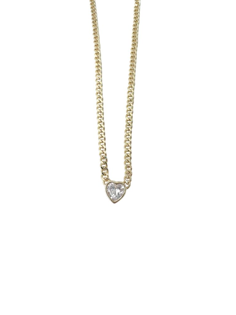 ace heart necklace