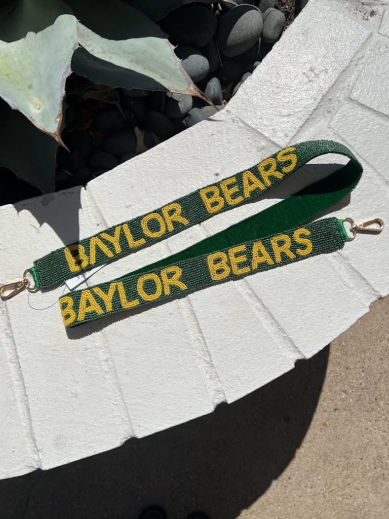 baylor bears game day purse strap