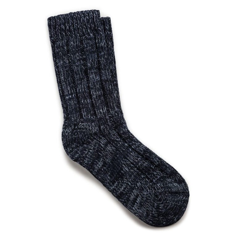 birkenstock cotton twist sock in black