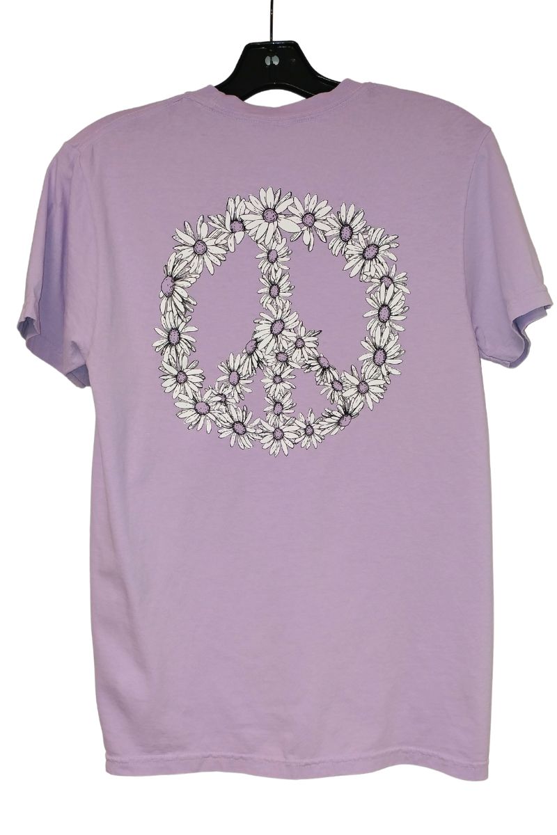 cotton island ss daisy tee in orchid 111341