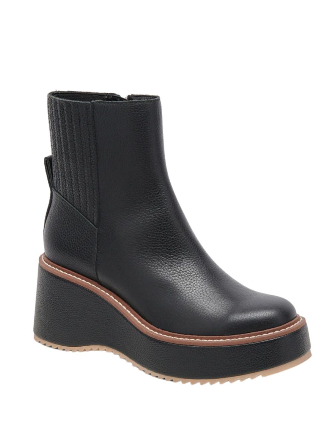 dolce vita hilde boot in black leather