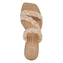 dolce vita iman sandals in natural raffia