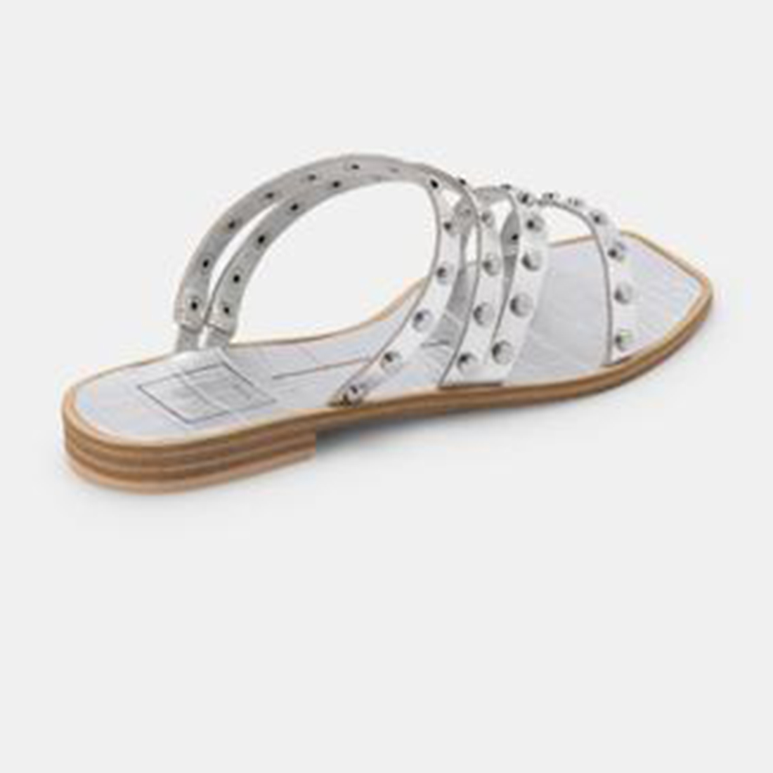 Dolce Vita Izabel Studded Sandal In Silver 81038