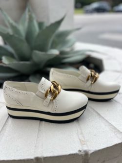 dolce vita jhenee sneakers in white leather