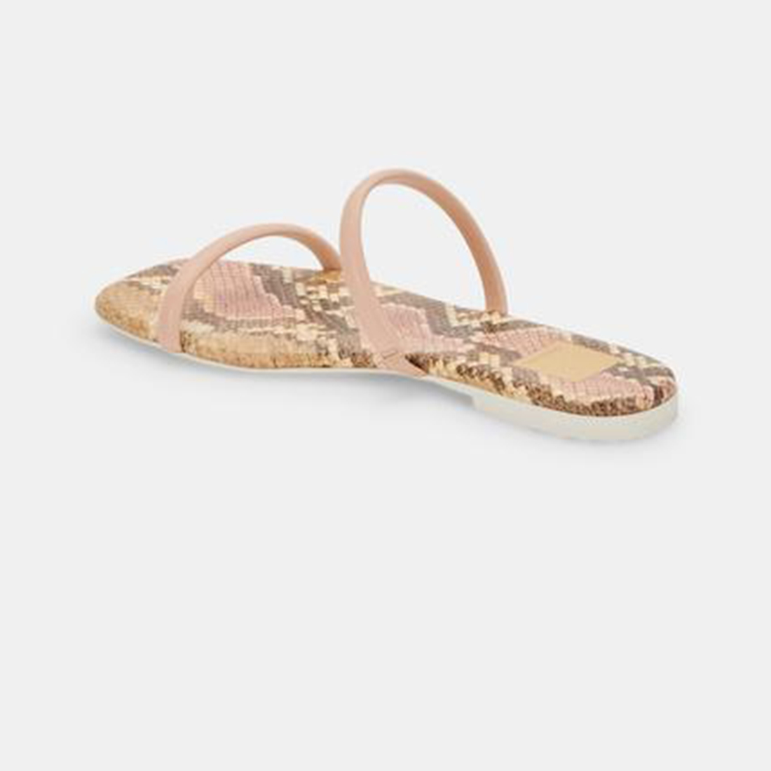 dolce vita lester flat sandal in blush stella 87918