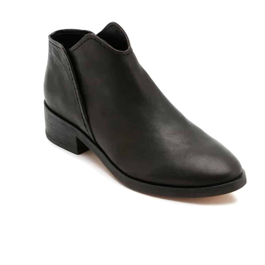 dolce vita black leather booties