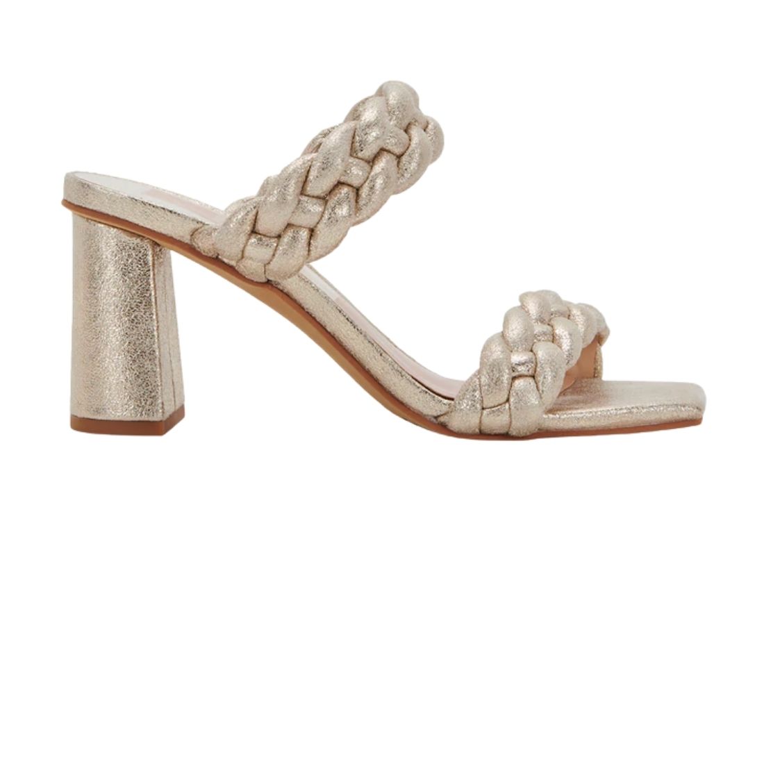 dolce vita pailey heels in gold metallic 110874