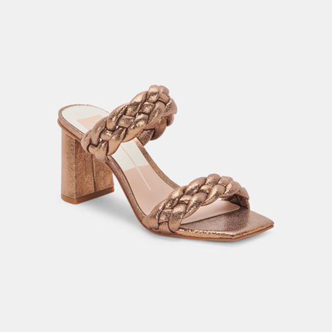 dolce vita paily heels in bronze metallic stella 93853