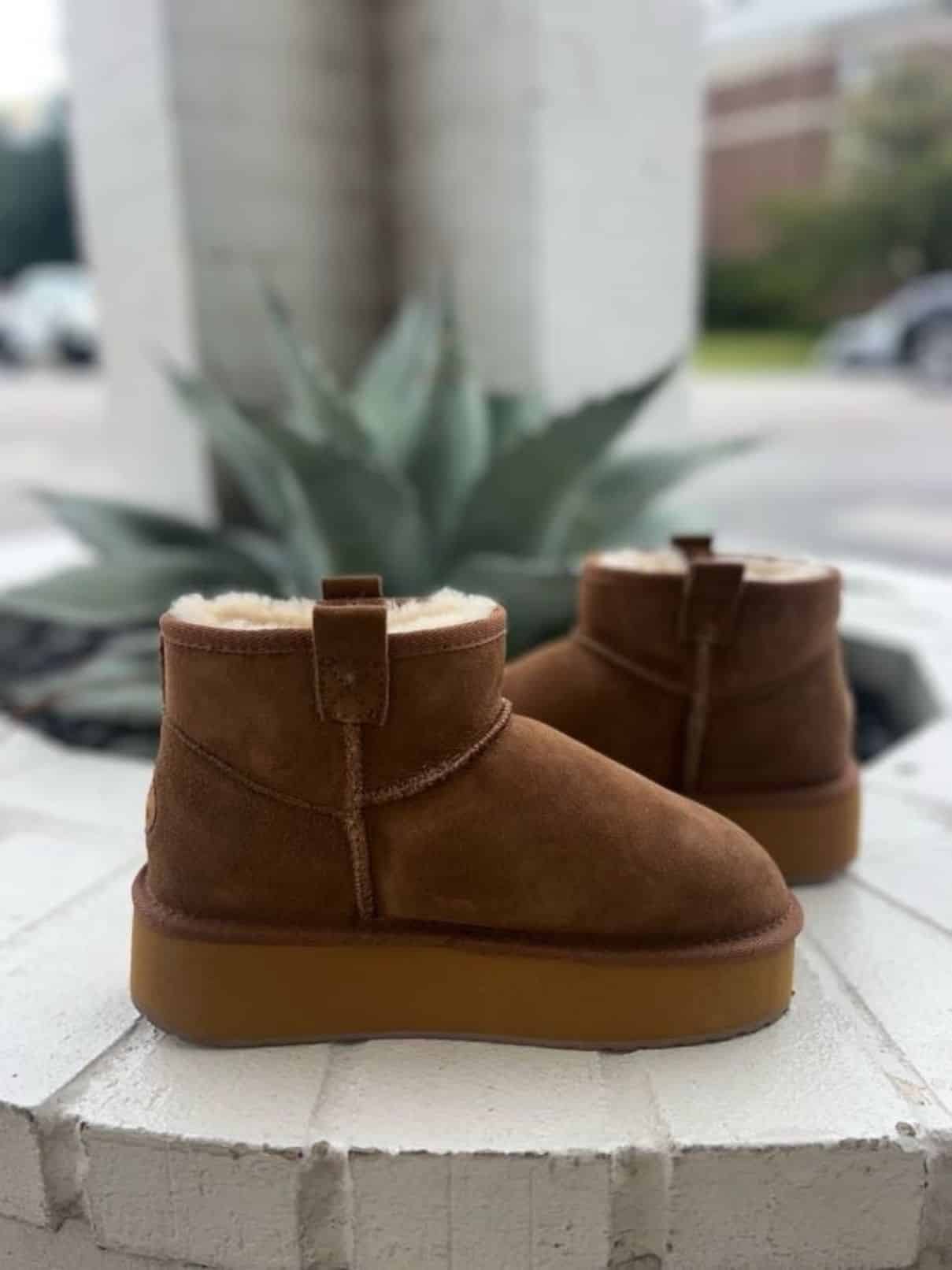 emu australia foy flatform micro in chestnut