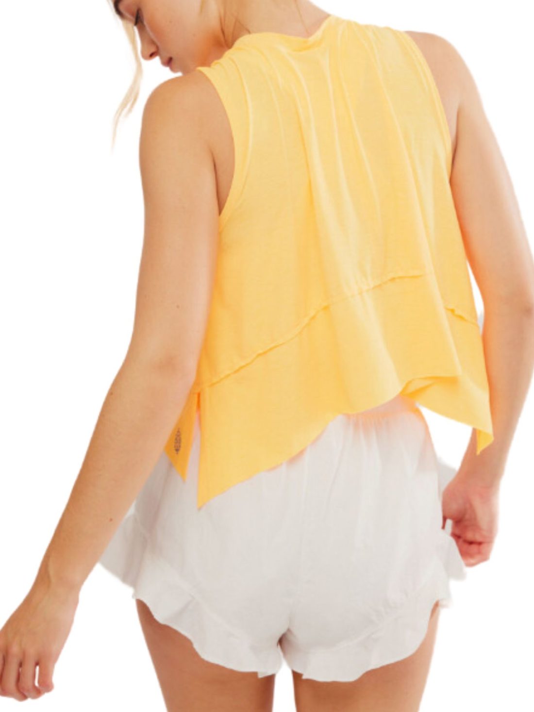 free people tempo tank in clementine