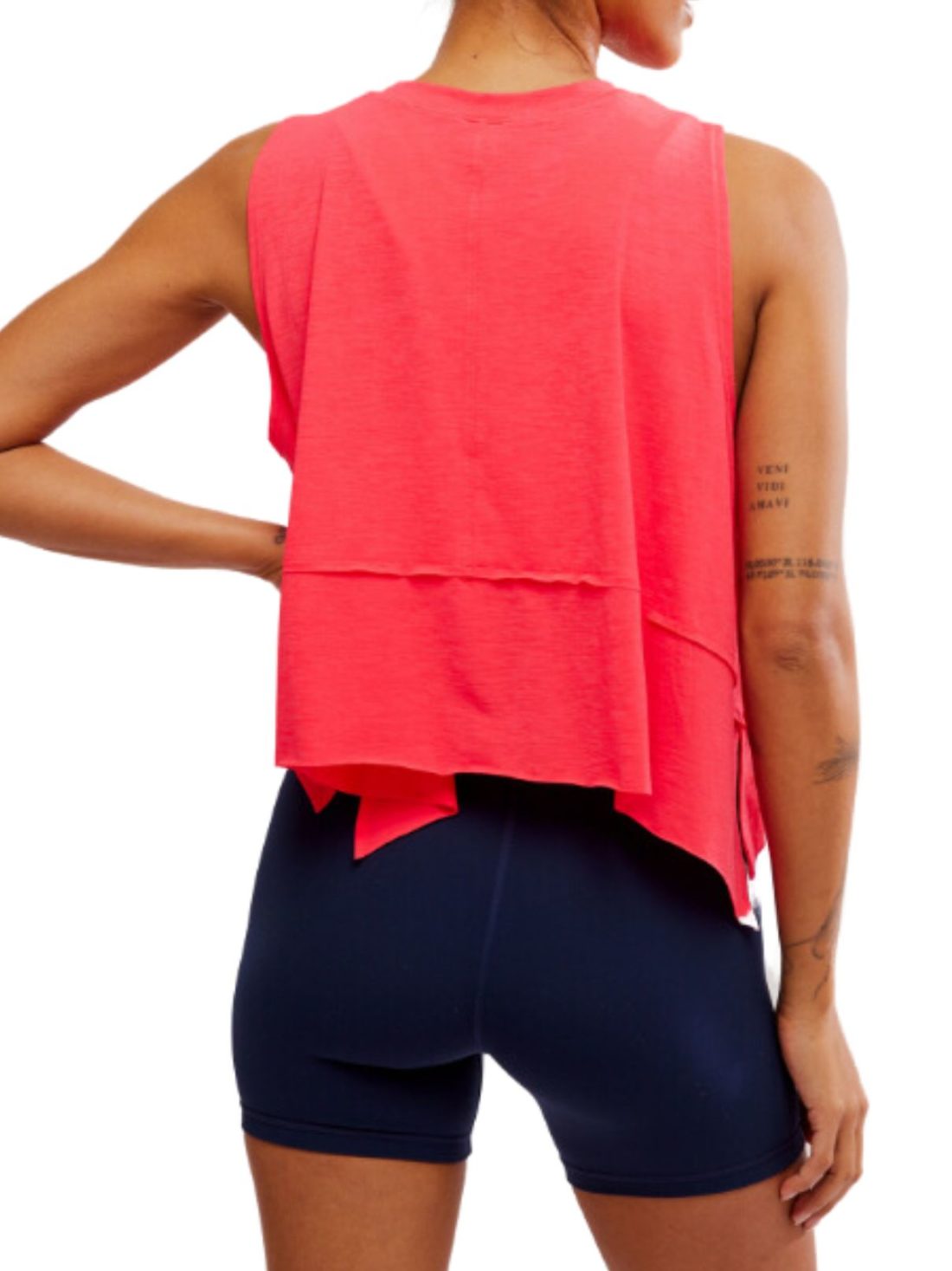 free people tempo tank in electric sunset