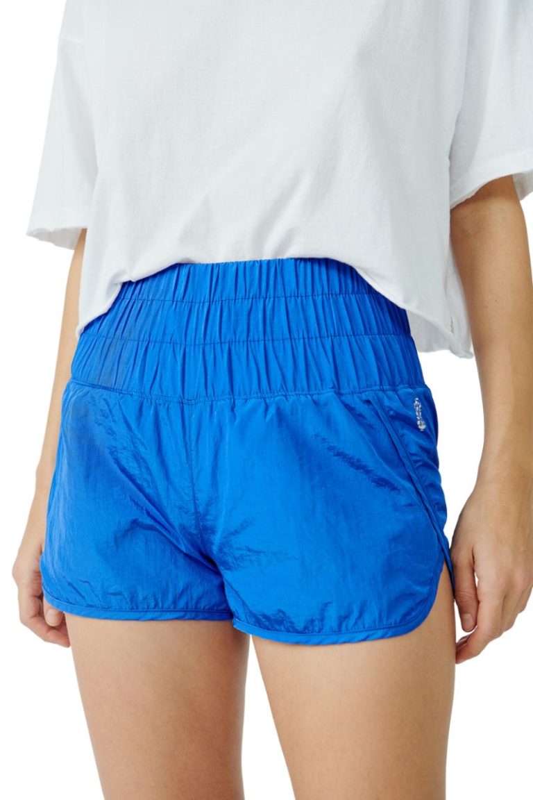 free people way home short in electric cobalt