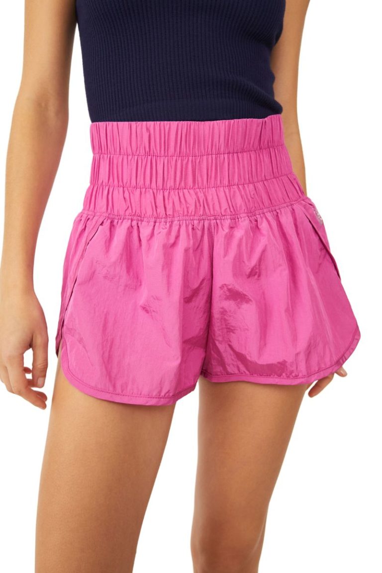 free people way home short in vivacious violet