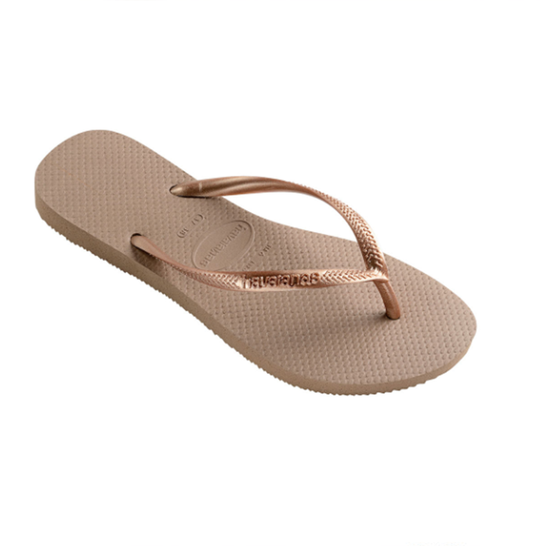 Havaianas Slim Sandals In Rosegold 81406