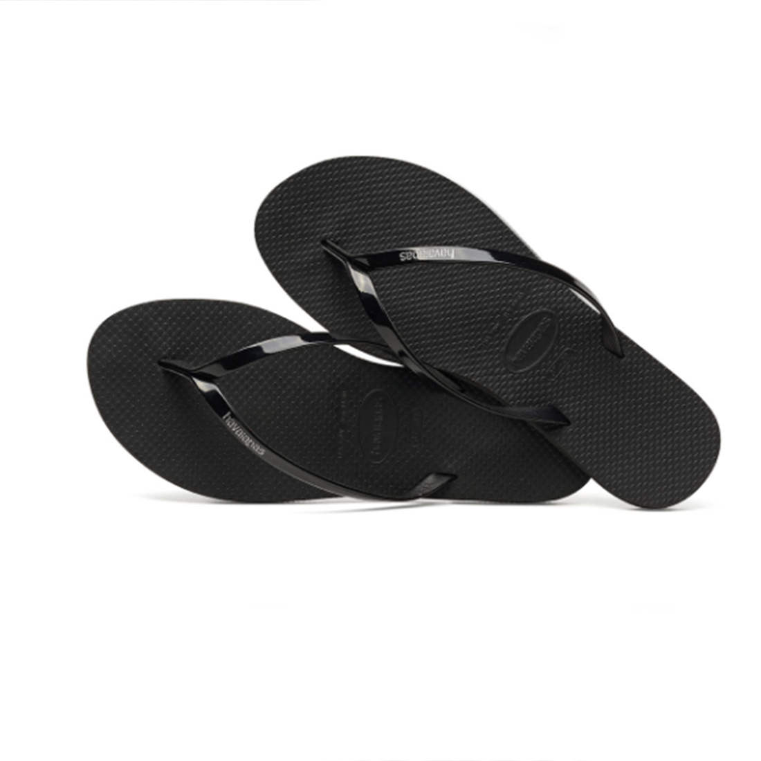 havaianas you metallic sandal in black 86239