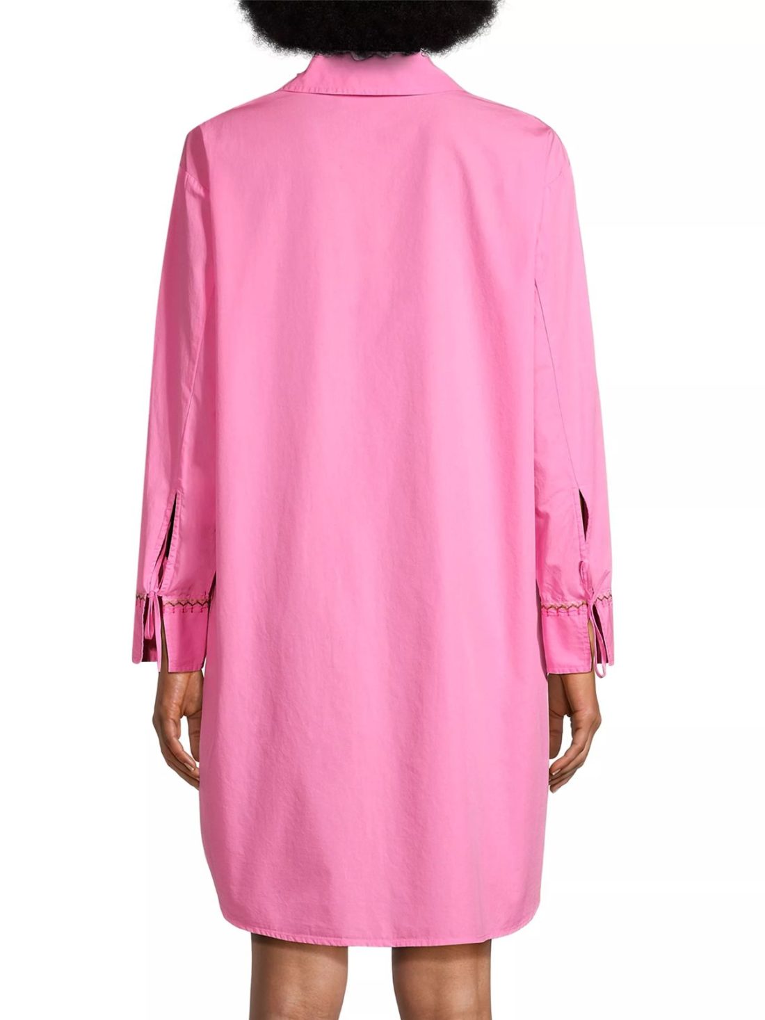 johnny was camellia ruched sleeve dress in spring rose
