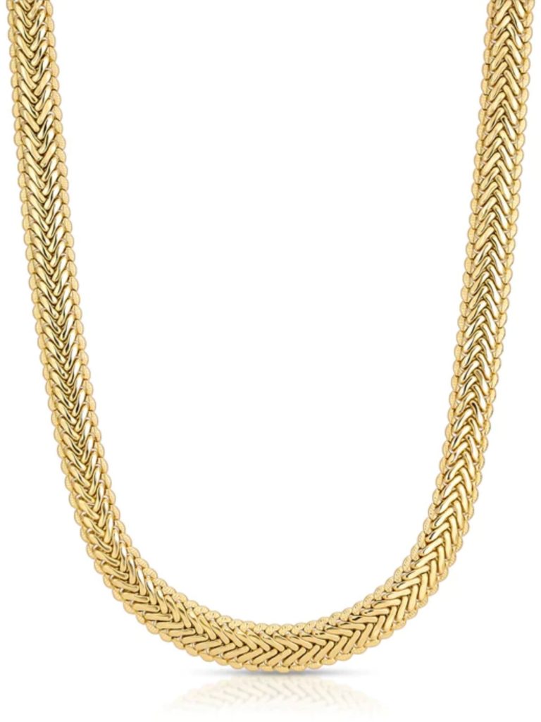 joy dravecky cindy thick necklace in gold