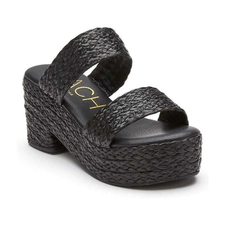 matisse ocean avenue platform sandal in black