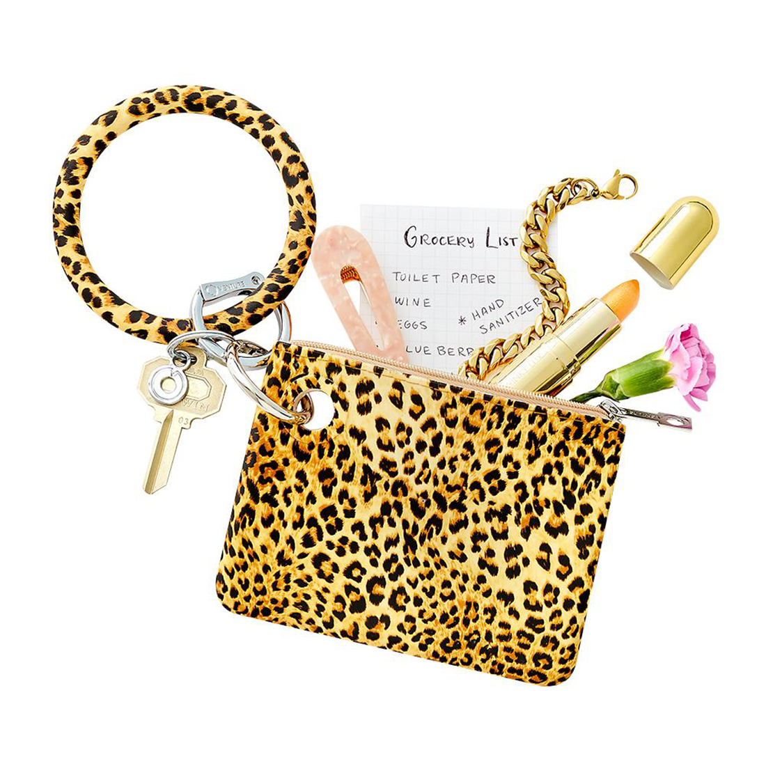 o venture mini silicone pouch in cheetah 92350