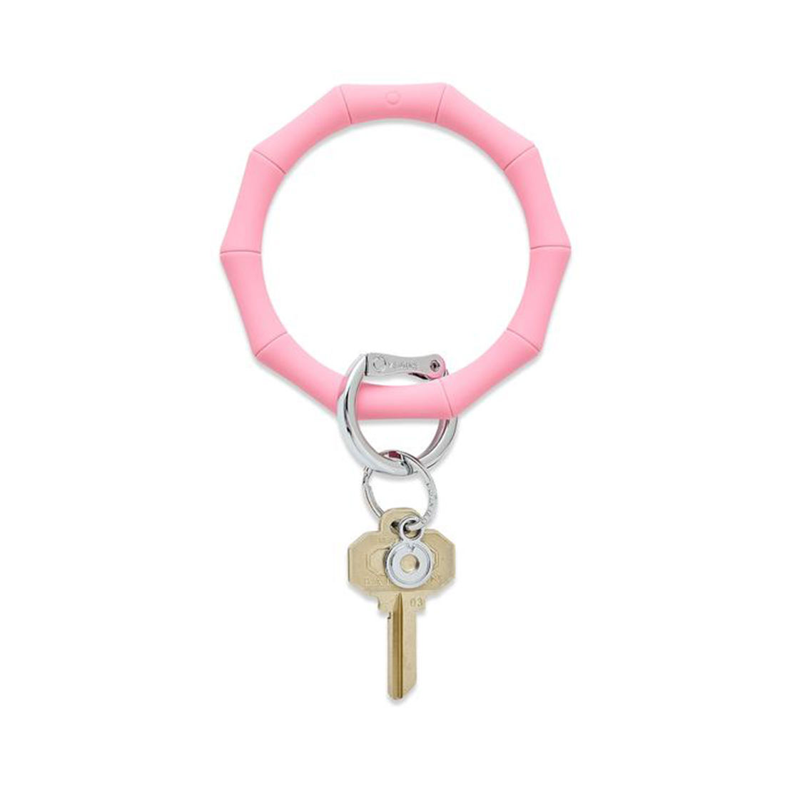 o venture silicone bamboo key ring in cotton candy 102387