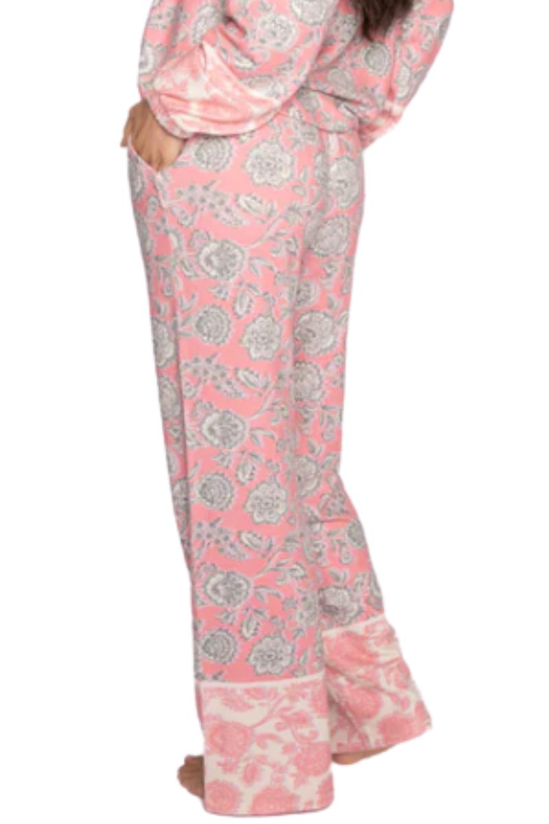 PJ Salvage Pink Mist Flannel Pajama Pants