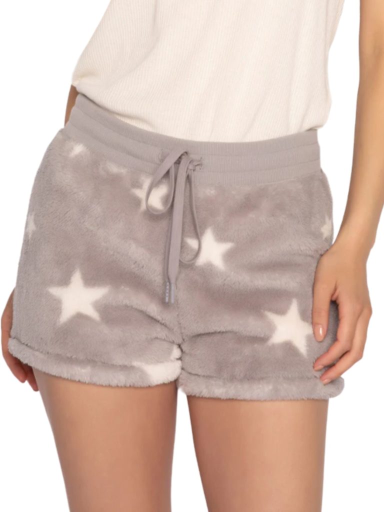 pj salvage let's get cozy shorts in stone