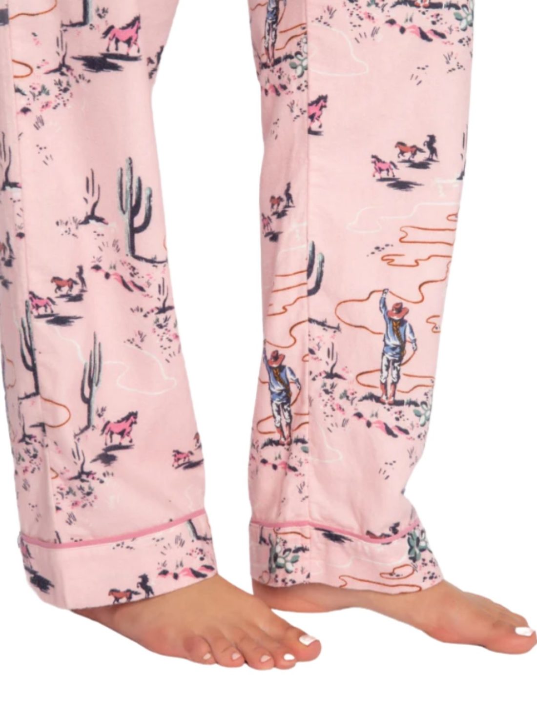pj salvage pink mist flannel pajama pants
