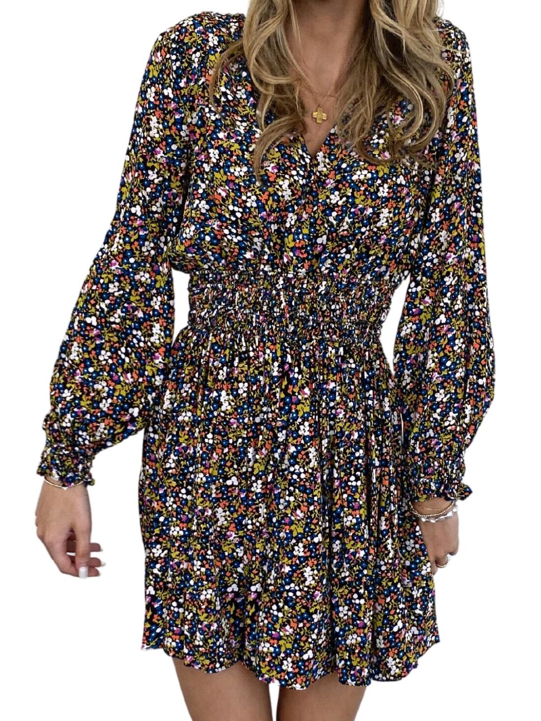 rails delaney dark ditsy floral print dress