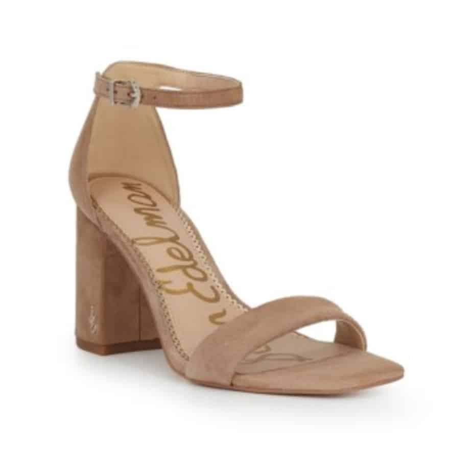 sam edelman suede block heel