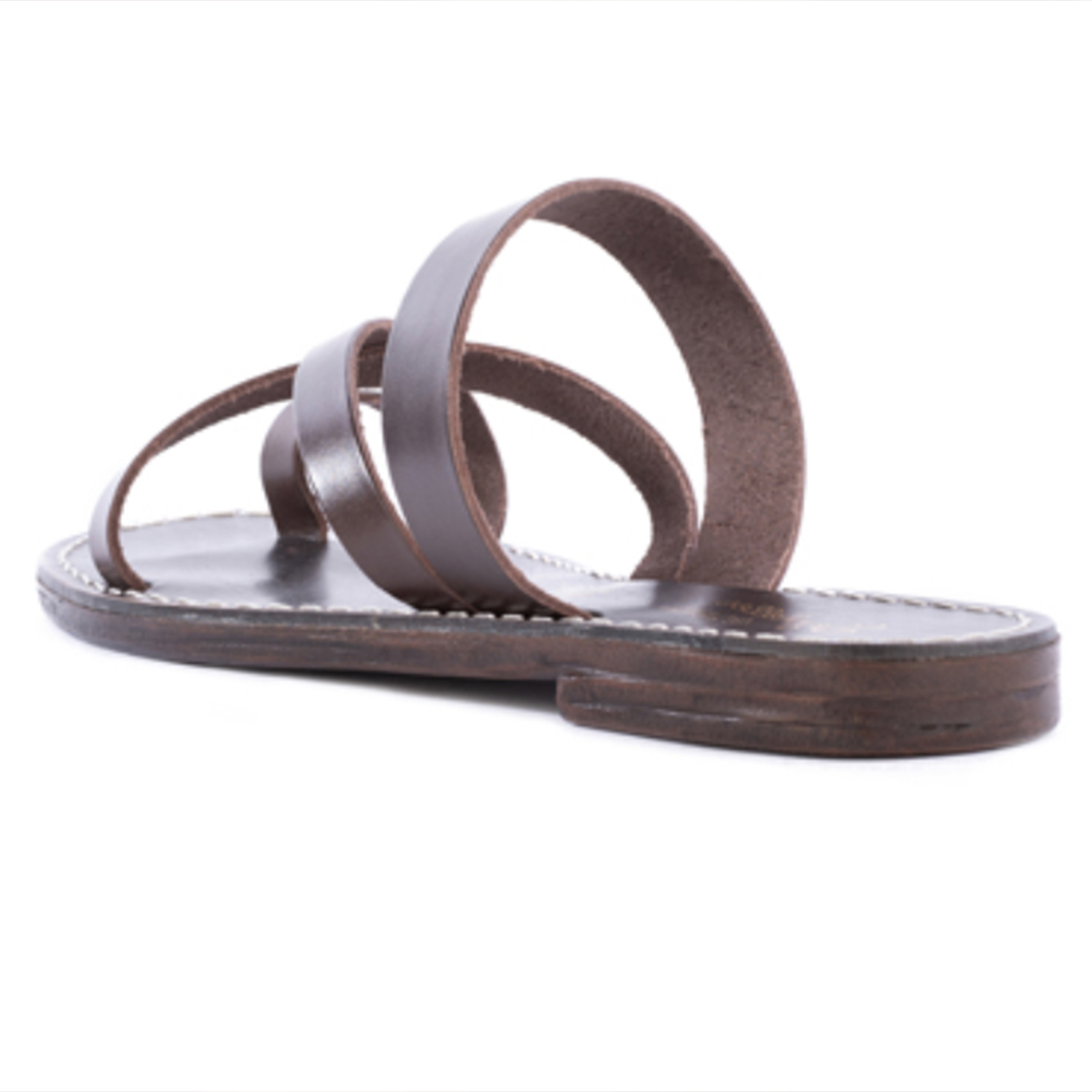 Seychelles So Precious Brown Leather Strappy Toe Sandal 63914