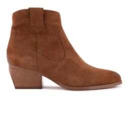 seychelles upside boot in cognacc suede