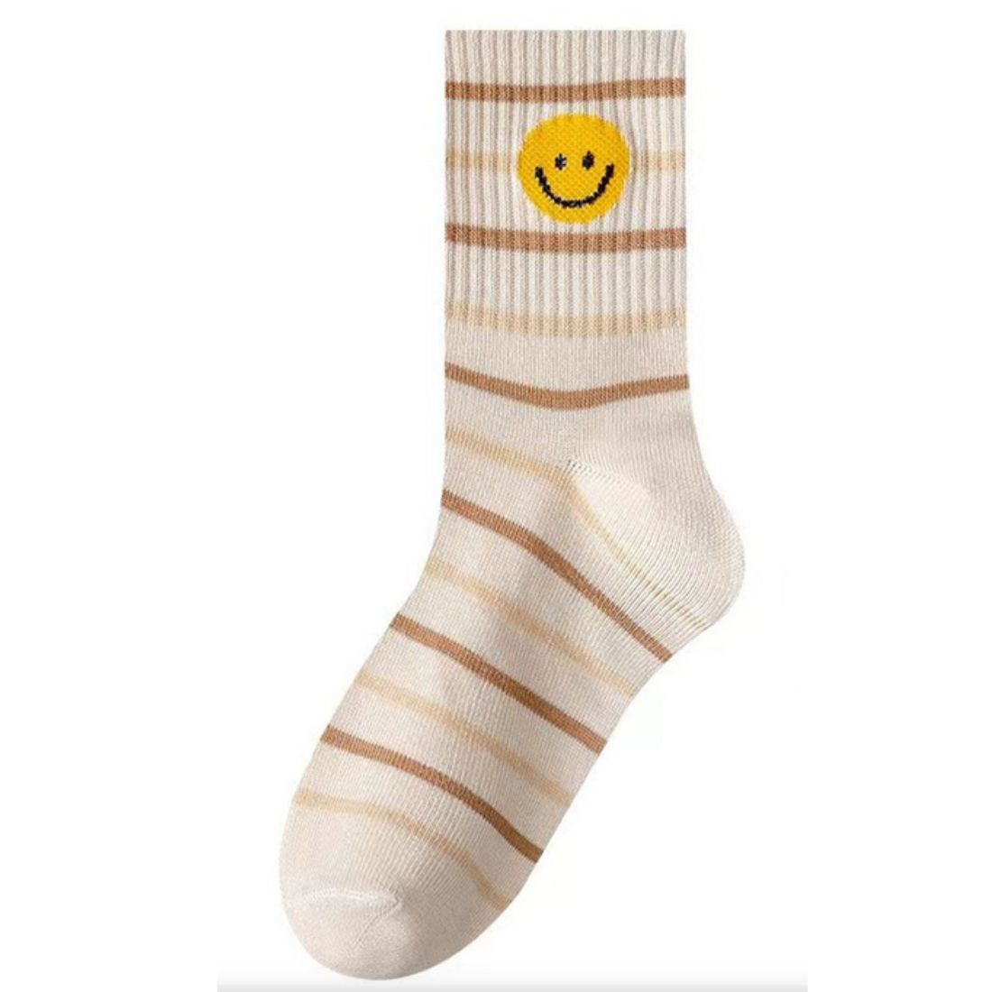 smiley socks in stripe 111319
