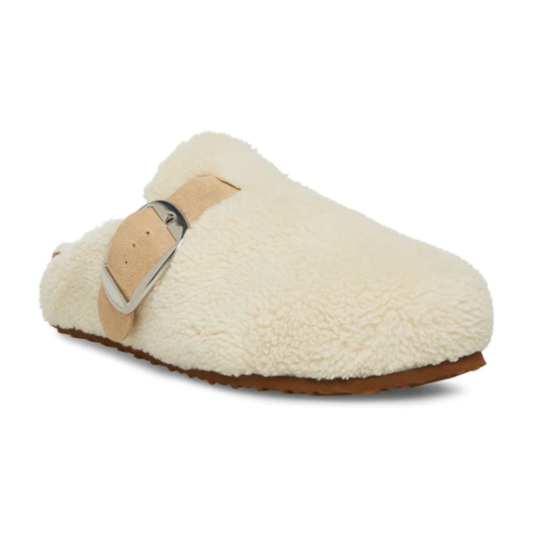 Steve Madden Cuddle Slippers in White | Island Women's Clothing Boutique
