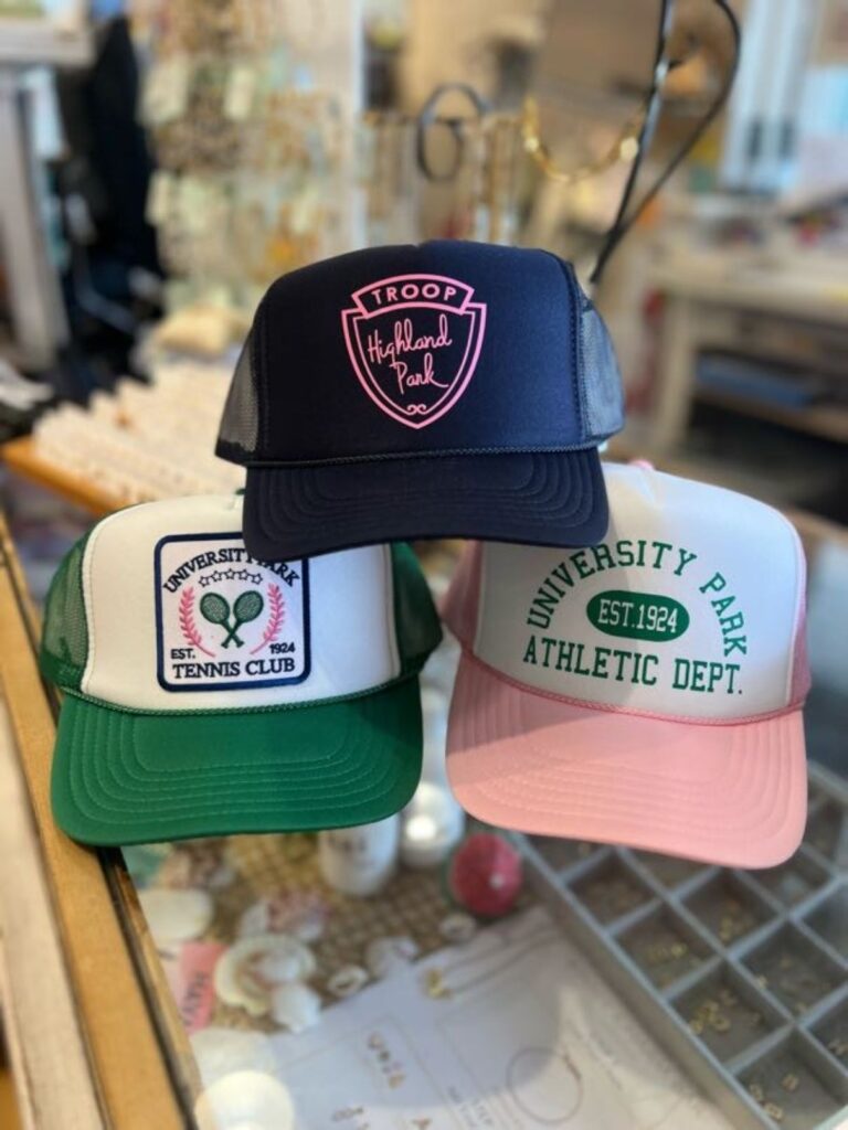 university park athletic hat in pink