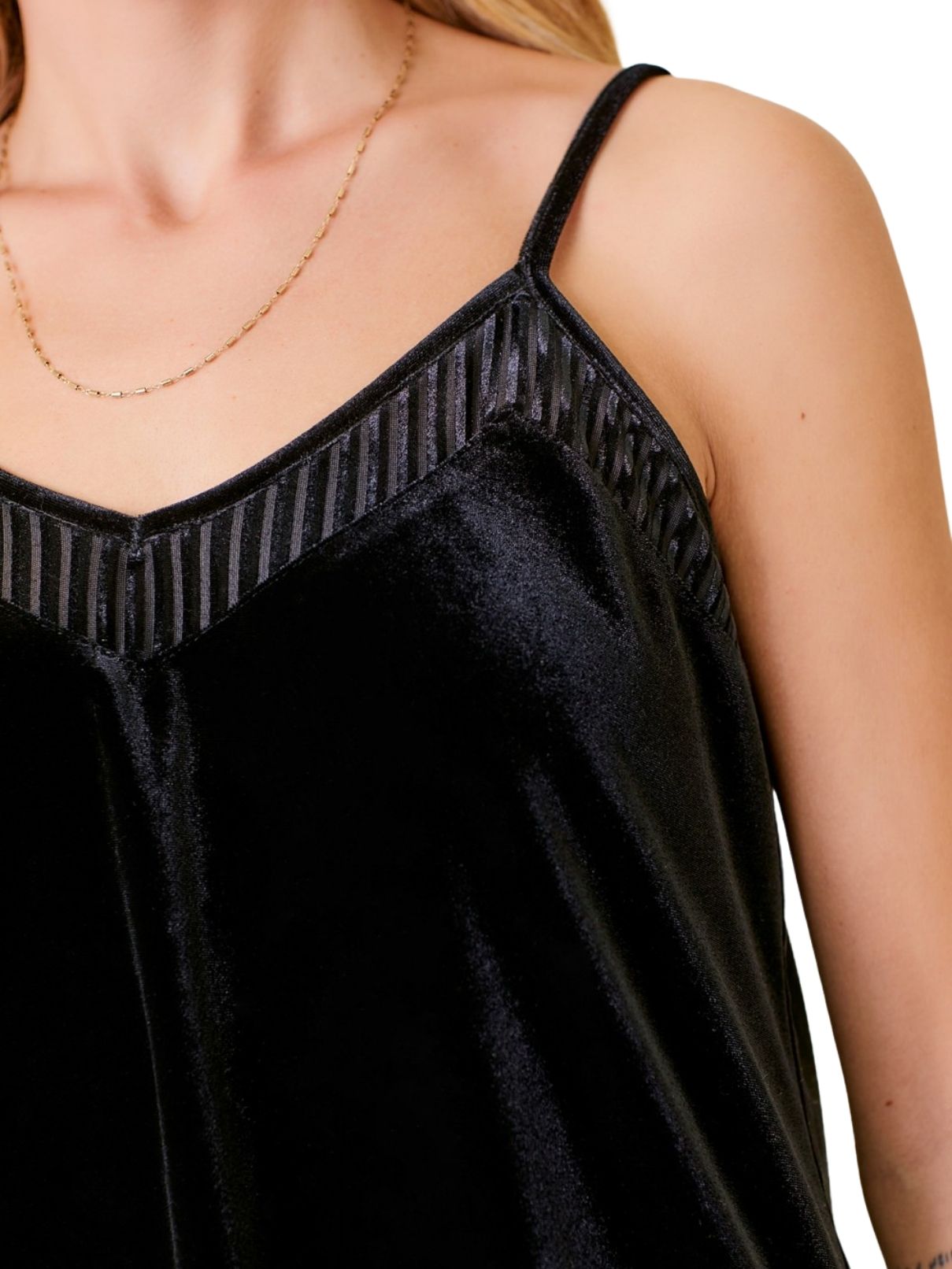Frame - Velvet Cami in Noir - women's camisole