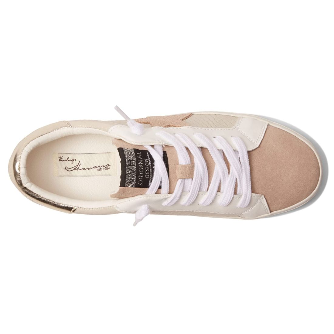 Vintage Havana Pierson Sneaker in Blush/Taupe Multi | Cotton