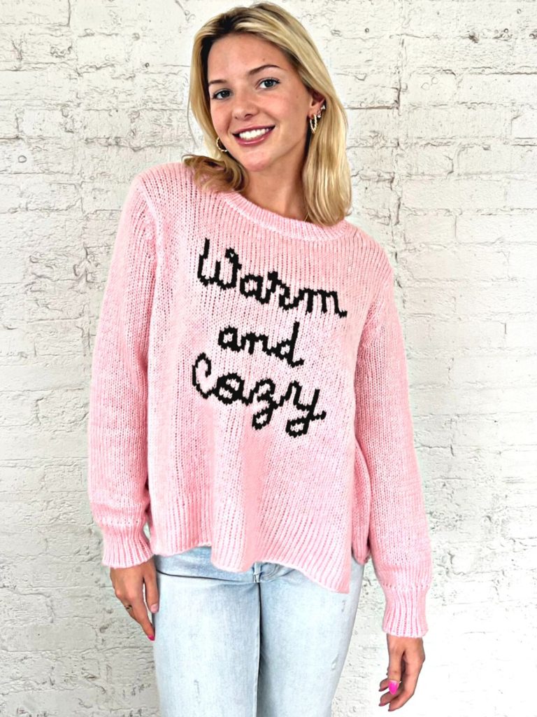 wooden ships warm and cozy crew in blush/black