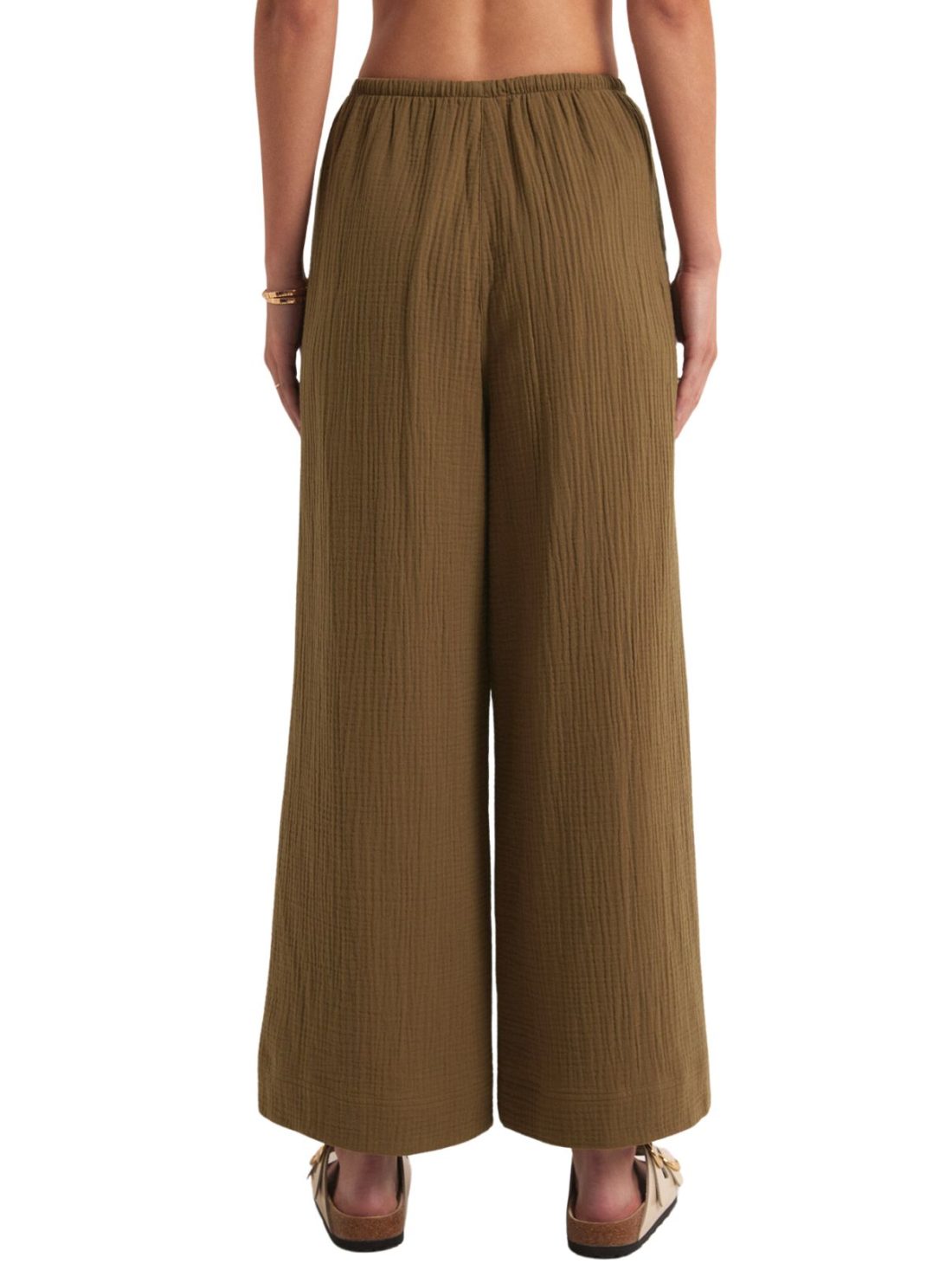 z supply barbados gauze pant in otter