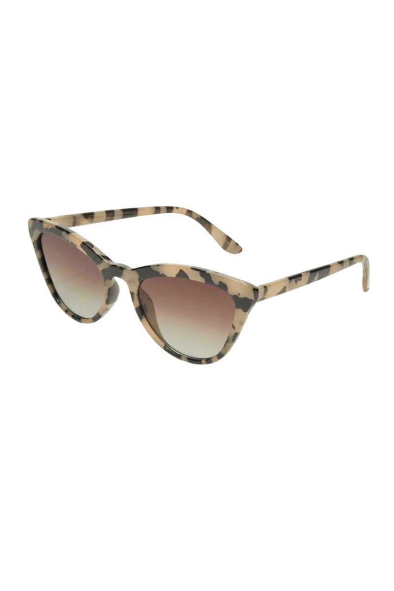 z supply rooftop sunglasses in brown tortoise gradient
