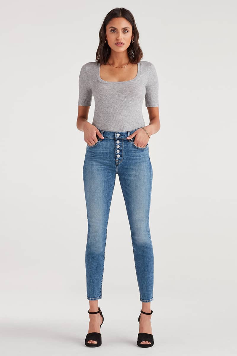 7 for all mankind ankle skinny